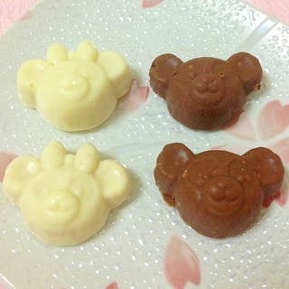 ダッフィーのキャラメルパフチョコ♡